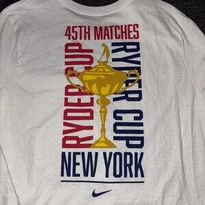 Nike Ryder Cup 2025 Xl Nw Ryder Cup Bthpge Blck Lng Slve Tee
